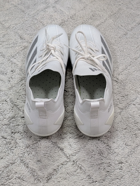 Adidas Adizero Electric White Silver Metallic Football Cleats Mens 14 IE3284 NEW main image 7